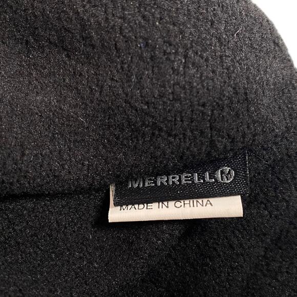 Merrell Knit Beanie Black Tassel Loops Fleece Lined Hat One Size Boho Outdoor - Picture 3 of 15